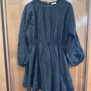 LoveShackFancy Black Dress